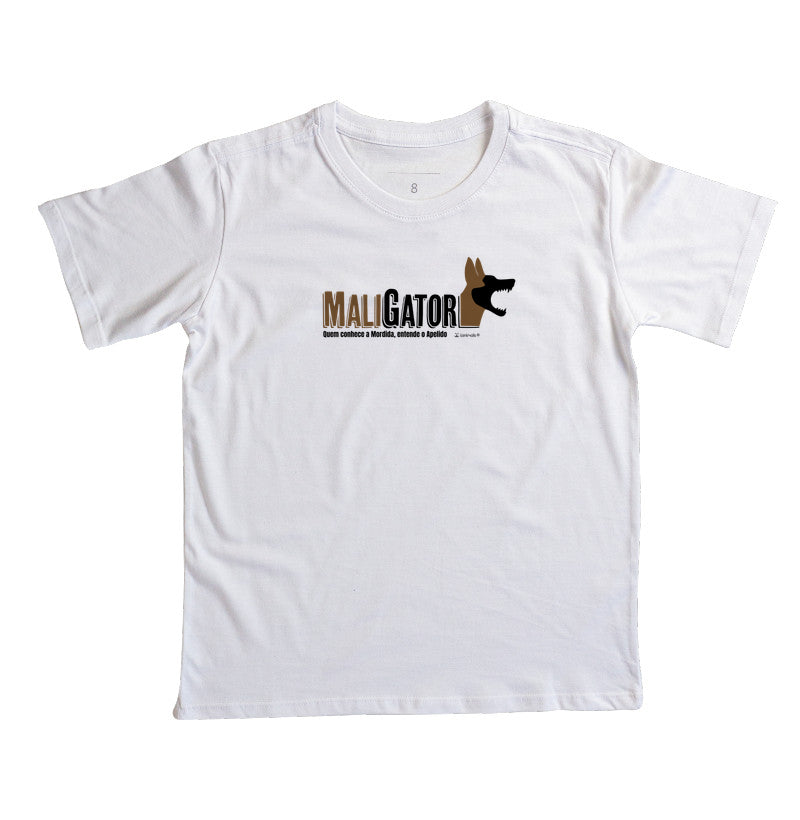 Camiseta Infantil Malinois Maligator - Essência