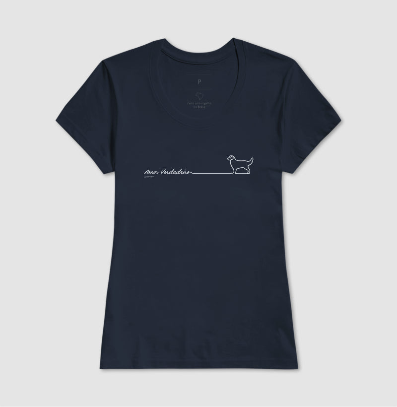 Camiseta Golden Retriever - Amor Verdadeiro