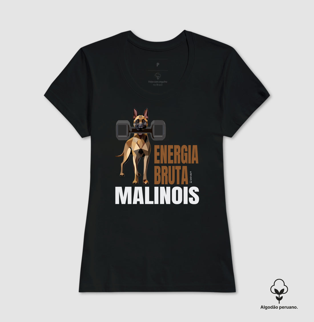Camiseta Malinois “INCA SOFT” Energia Bruta- Essência