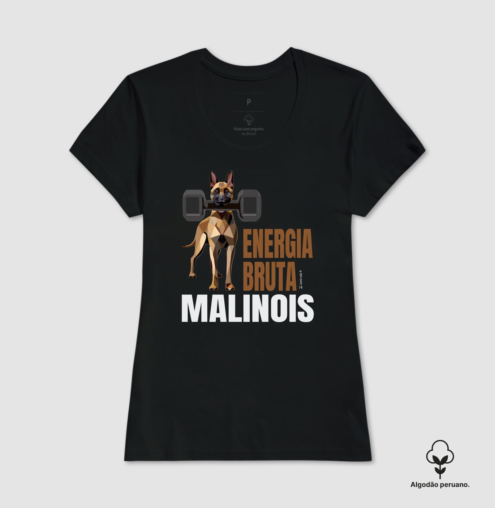 Camiseta Malinois “INCA SOFT” Energia Bruta- Essência