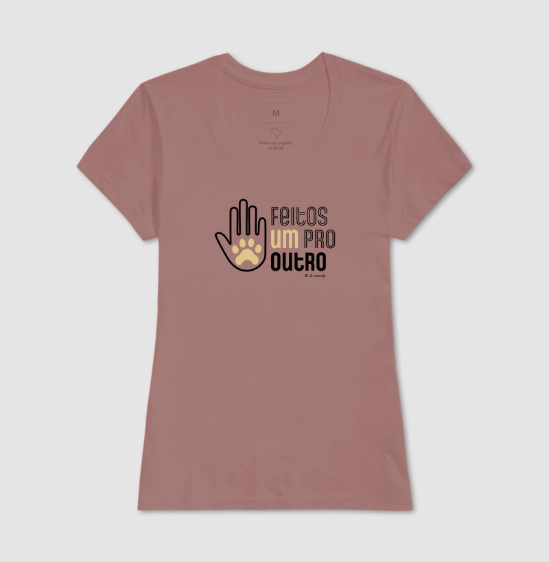 Camiseta Pets, Feitos um Pro Outro - Coleção AFETO