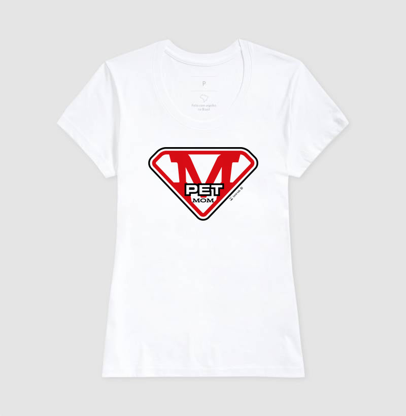 Camiseta Pet Mom - Afeto