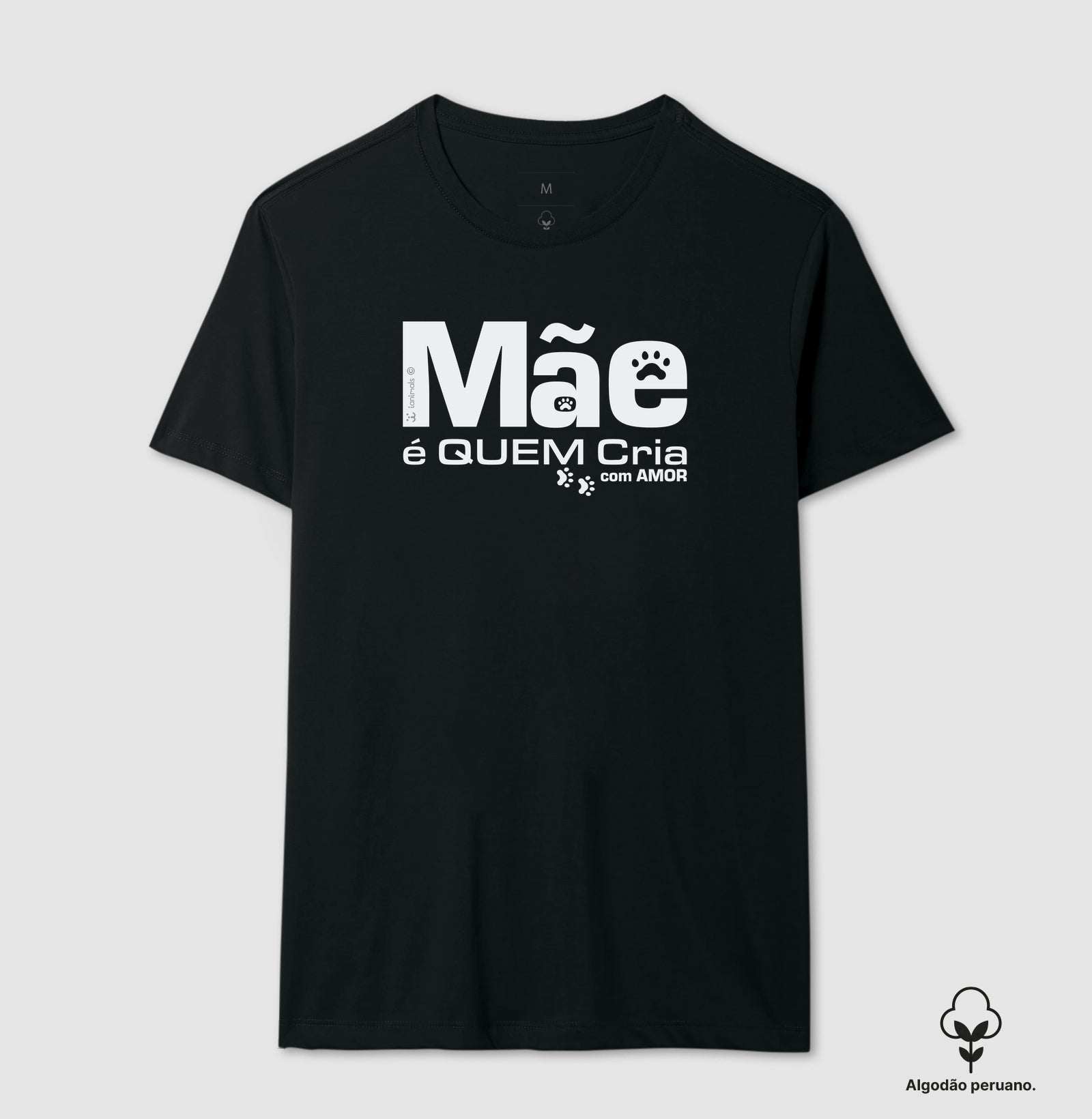 Camiseta INCA SOFT Mãe é Quem Cria - Coleção Afeto