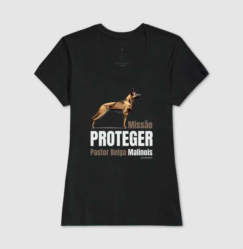Camiseta Malinois Missão  Proteger - Essência
