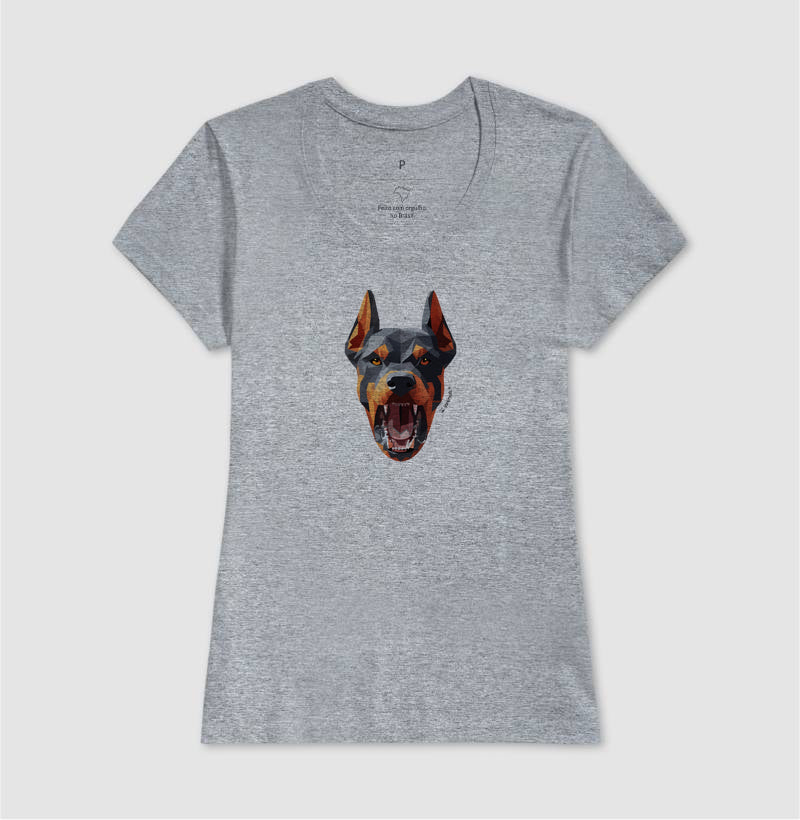 Camiseta Doberman - Coleção Geoma