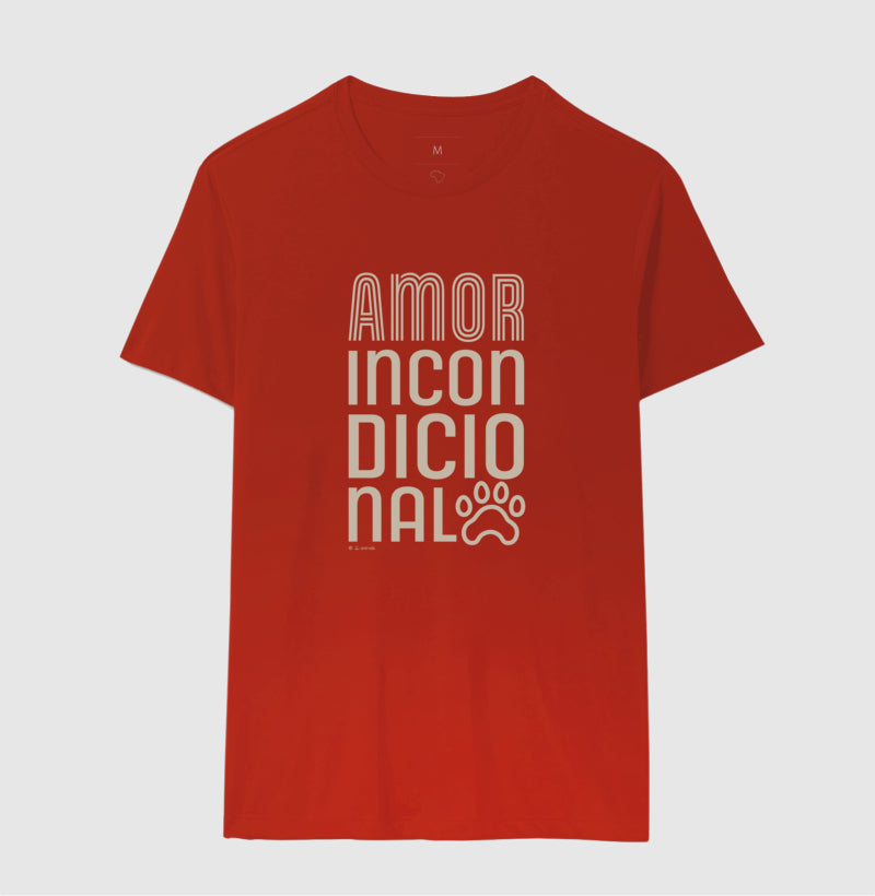 Camiseta Pets, Amor Incondicional - Coleção AFETO