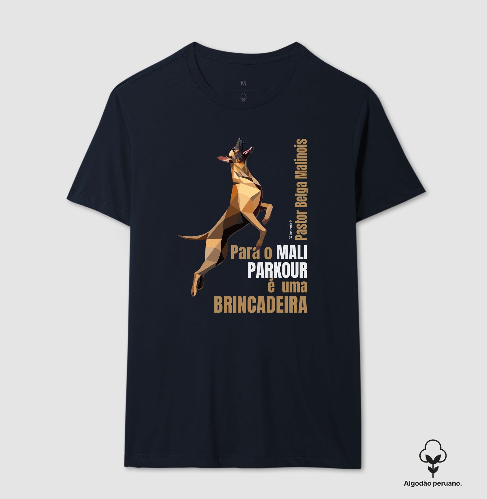 Camiseta INCA SOFT Malinois Parkour é Brincadeira - Essência