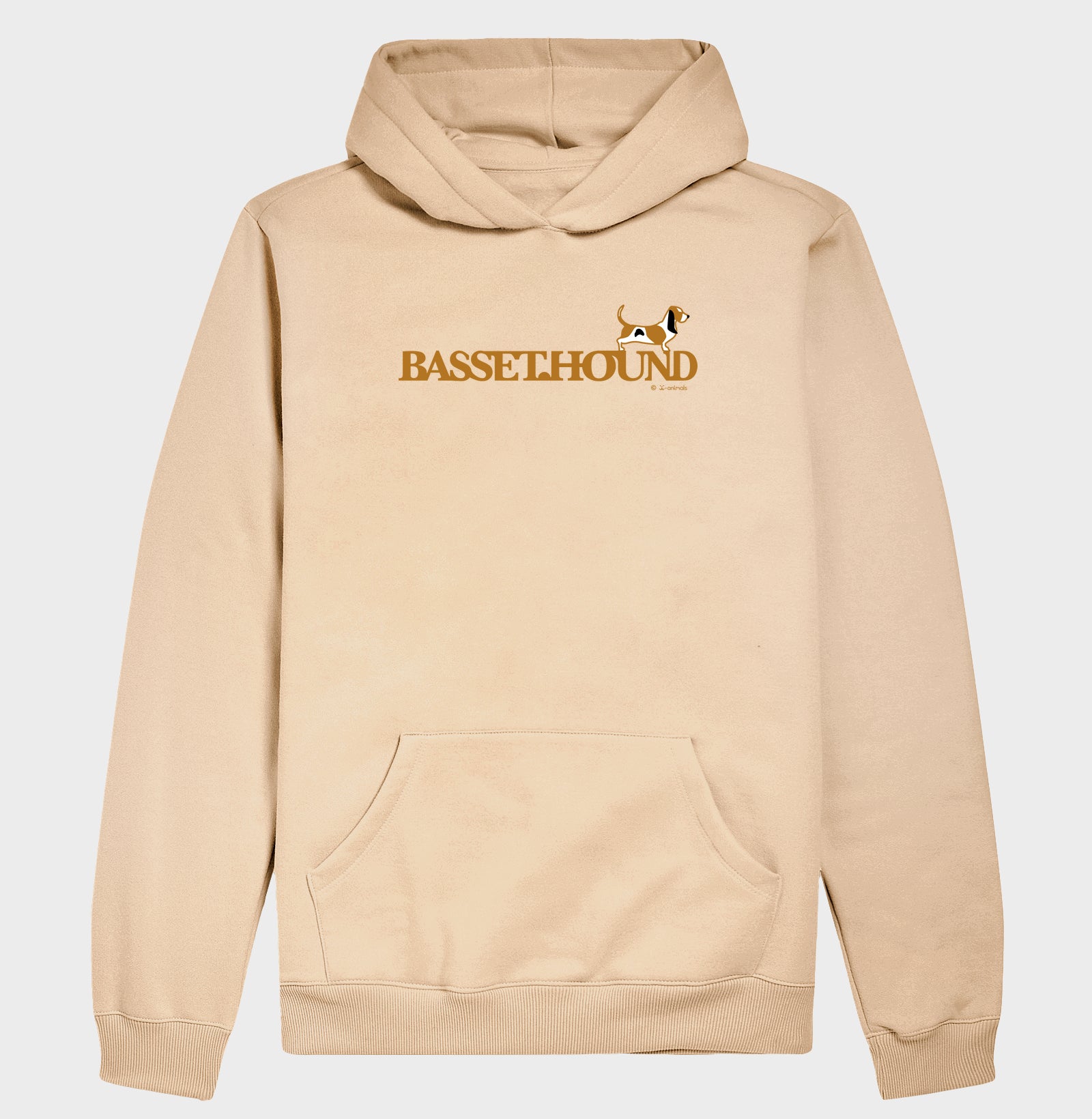 Moletom com Capuz Basset Hound - Identidade (sem cadarço)