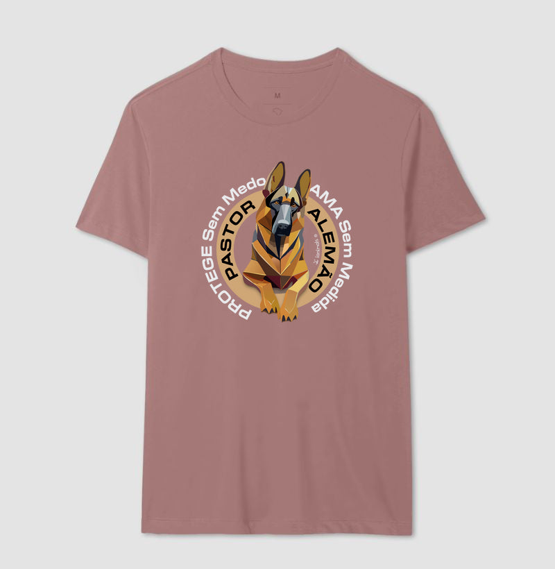 Camiseta Pastor Alemão - Protege sem Medo - Essência
