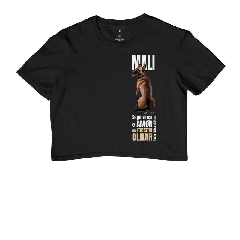 Camiseta Cropped Malinois - Olhar - Essência