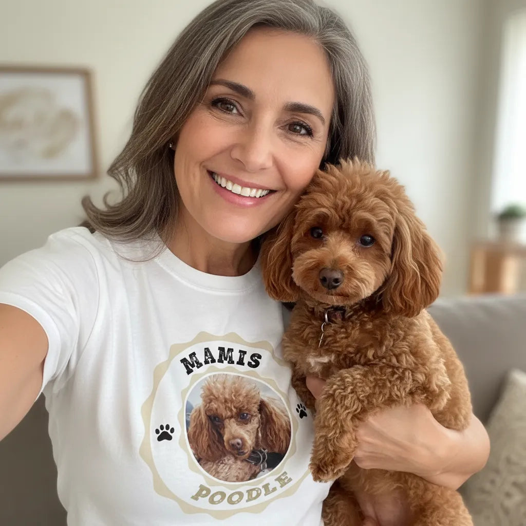 Camiseta Carimbo e Foto Pets - Personalizada | iAnimals