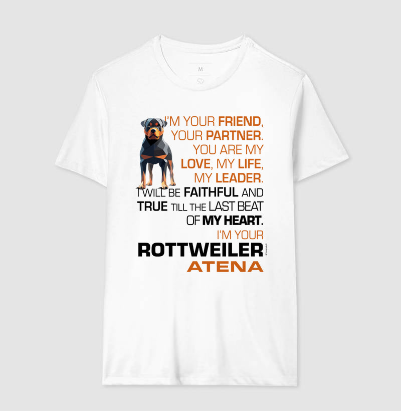 Camiseta Rottweiler Atena - I’m your - Essência