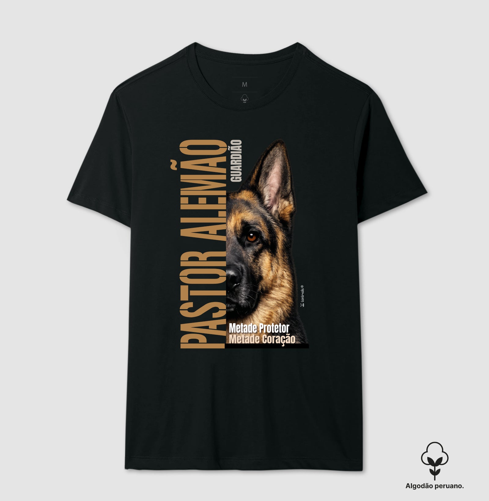 Camiseta INCA SOFT Pastor Alemão Metade Protetor - Essência