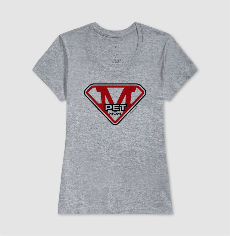 Camiseta Pet Mom - Afeto