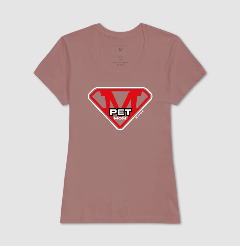 Camiseta Pet Mom - Afeto