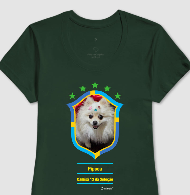 Camiseta Copa - Pipoca - Personalizada