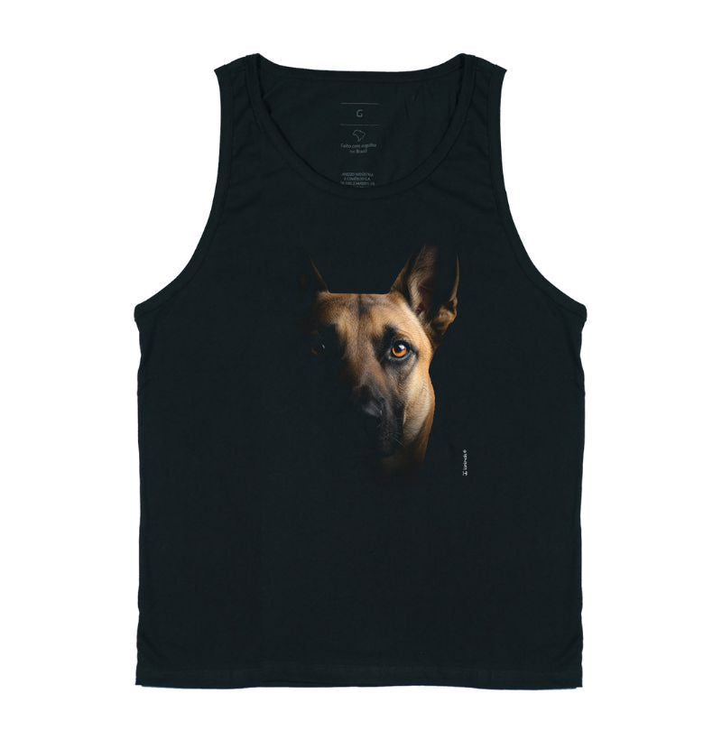 Camiseta Regata Malinois - Retrato