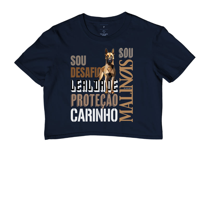 Camiseta Cropped Malinois SOU - Essência