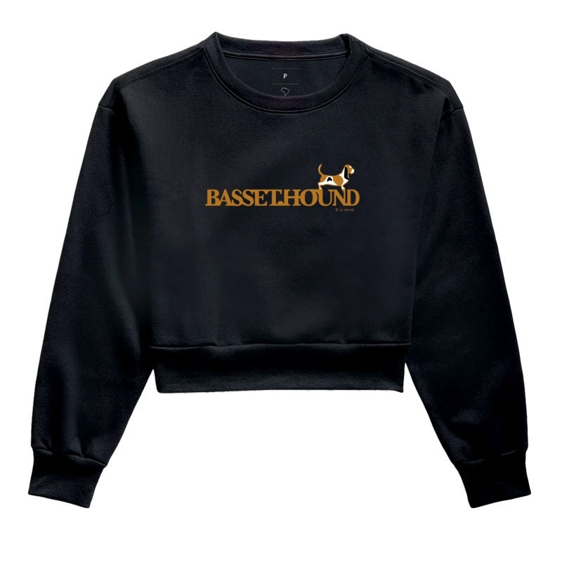 Moletom Cropped Basset Hound - Identidade