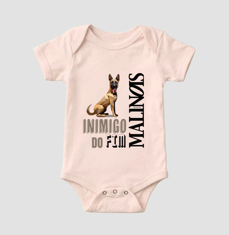 Body Infantil Malinois Inimigo do Fim - Essência