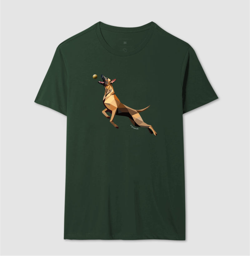 Camiseta Malinois O Pulo - Perfil/Geoma