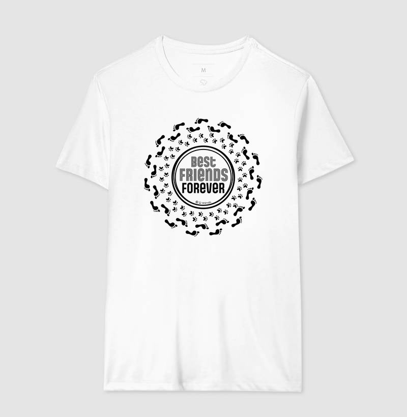 Camiseta Pets, Best Friends Forever - Coleção AFETO