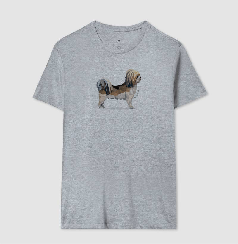 Camiseta Shih Tzu Perfil - Geoma