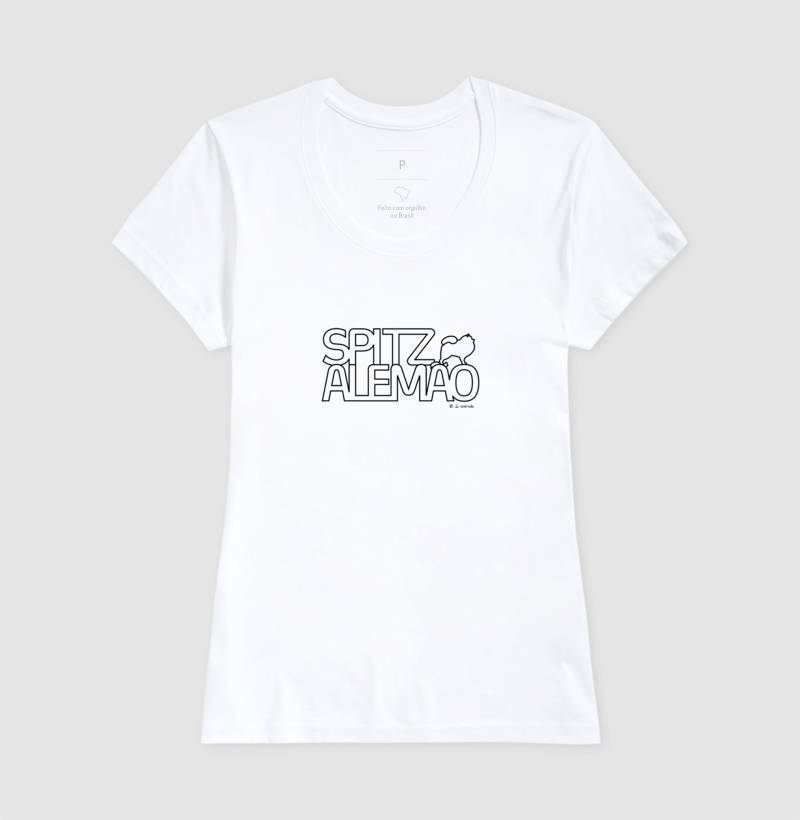 Camiseta Spitz Alemão - Coleção Identidade