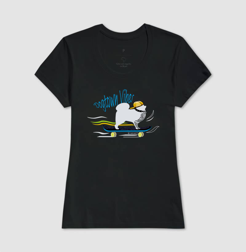Camiseta Lulu da Pomerânia - Skatista