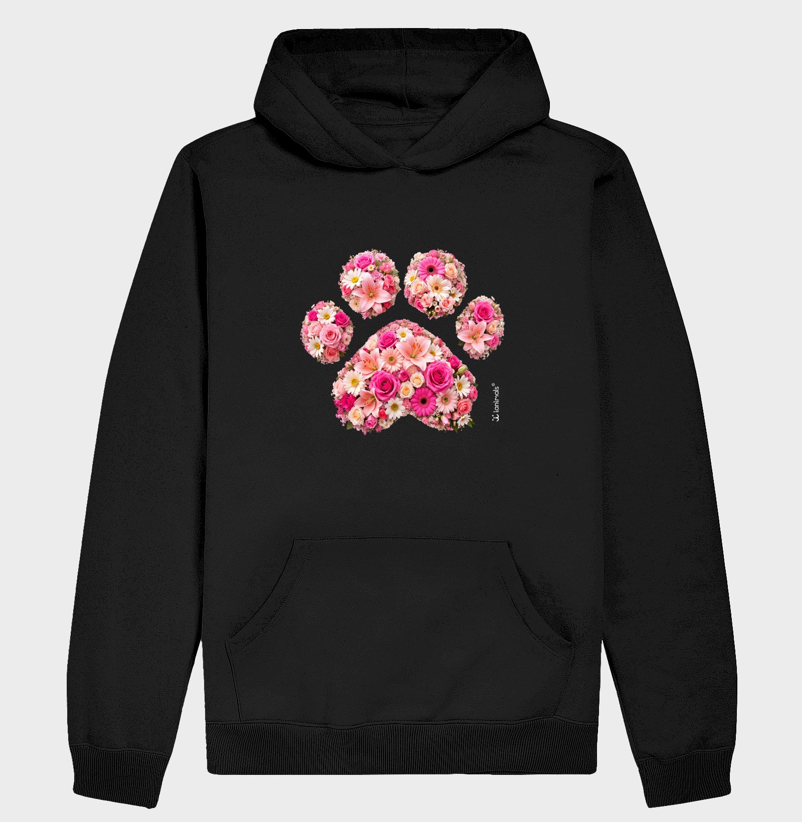 Moletom com Capuz Pata em Flor - Pets - Afeto