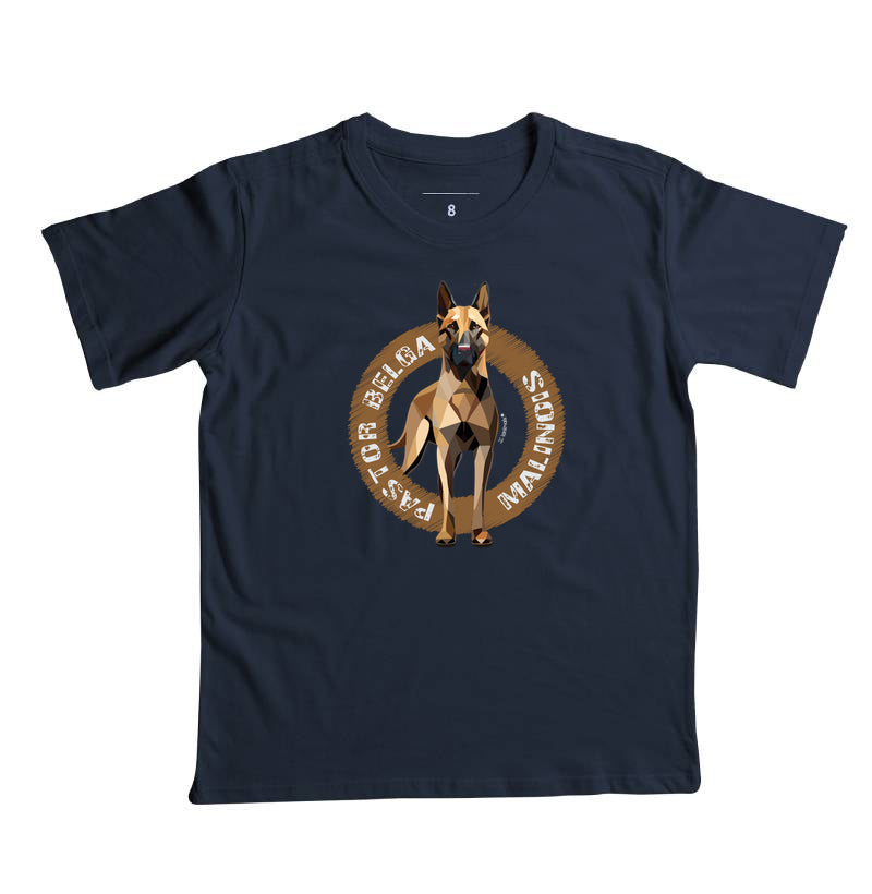 Camiseta Infantil Malinois Raça - Geoma