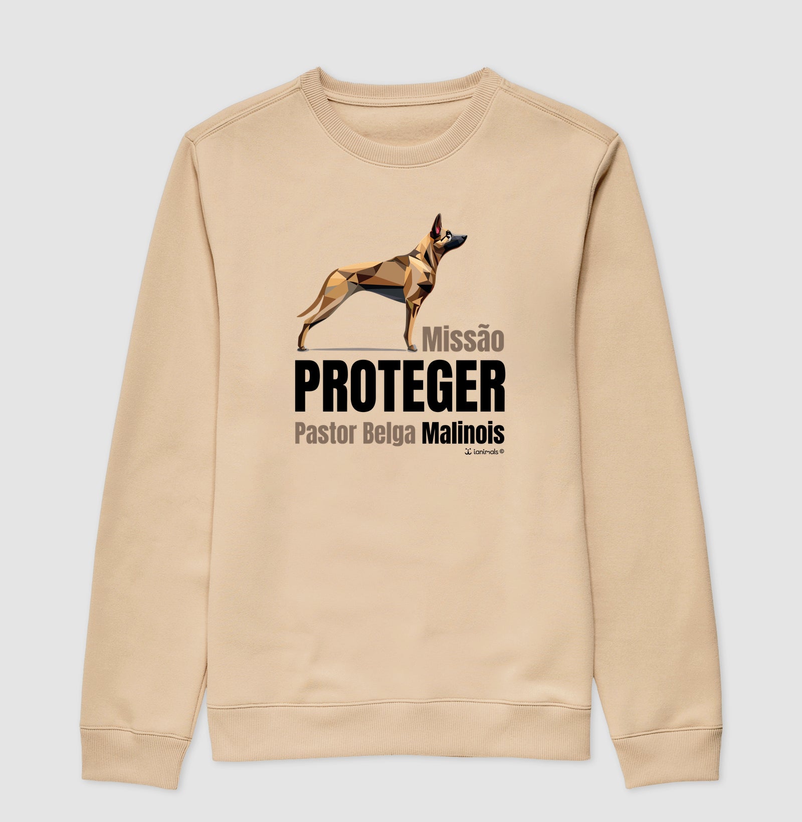 Moletom Suéter Malinois Missão  Proteger - Essência
