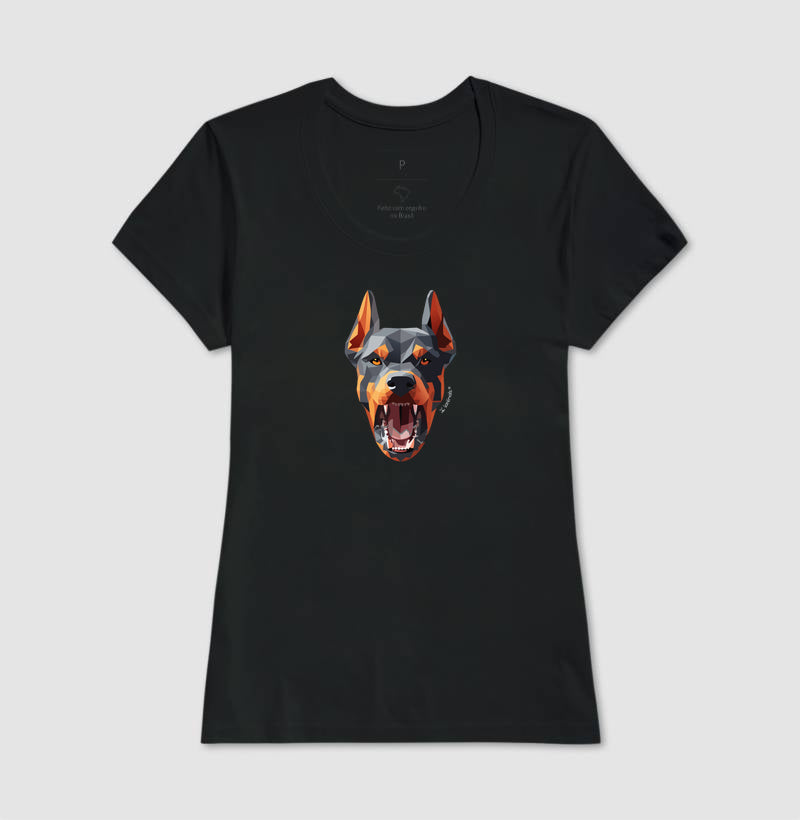 Camiseta Doberman - Coleção Geoma