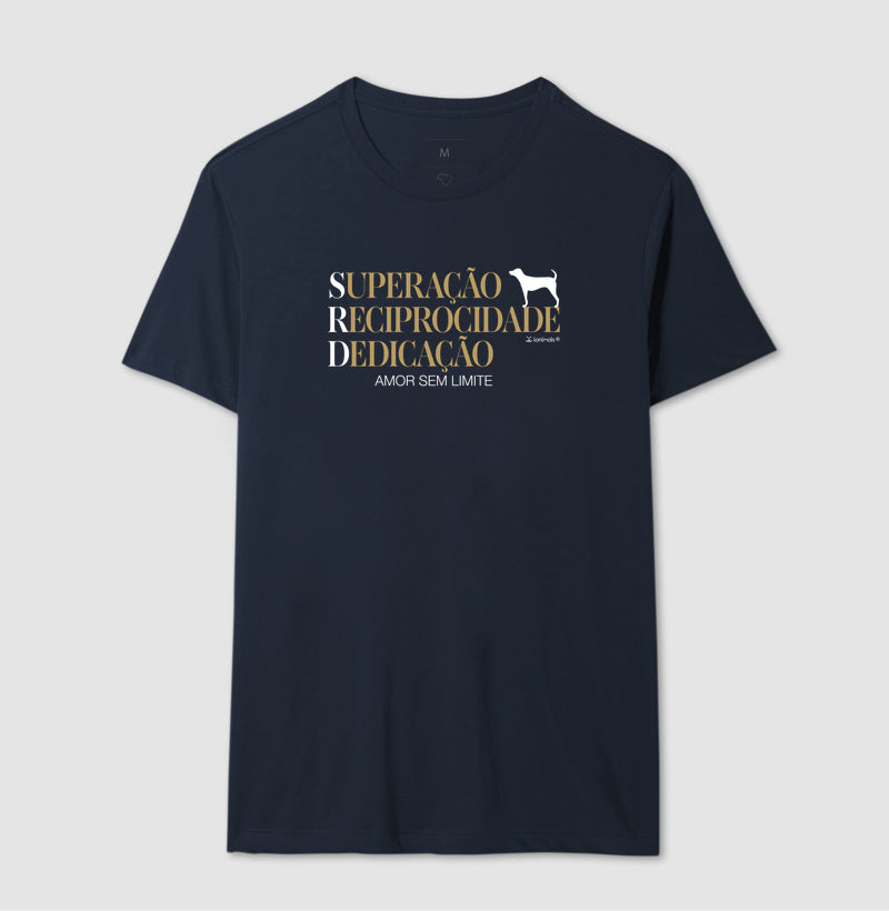 Camiseta SRD - Superação Reciprocidade Dedicação - Essência