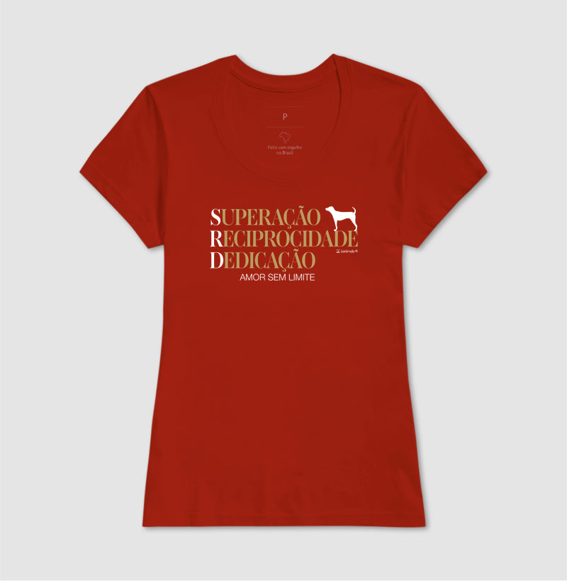 Camiseta SRD - Superação Reciprocidade Dedicação - Essência