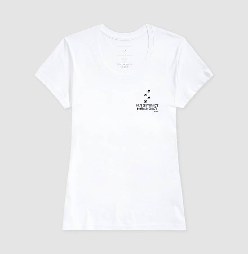 Camiseta Patas Deixam Marcas - Coleção Afeto