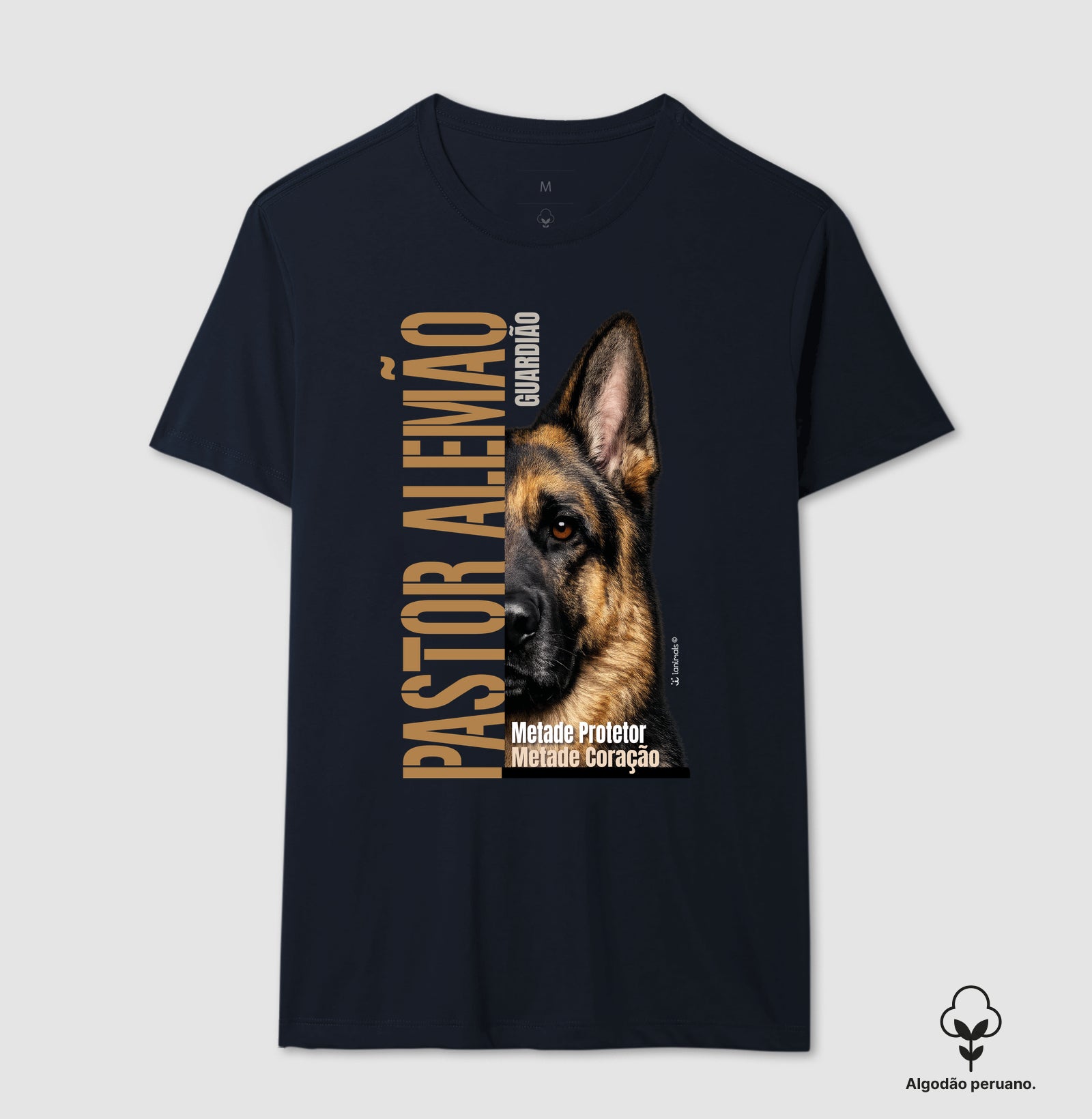 Camiseta INCA SOFT Pastor Alemão Metade Protetor - Essência