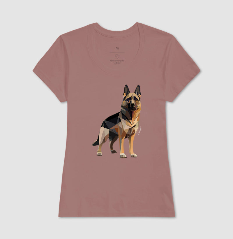 Camiseta Pastor Alemão Postura - Geoma