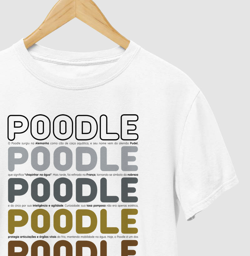 Camiseta Poodle - Origem