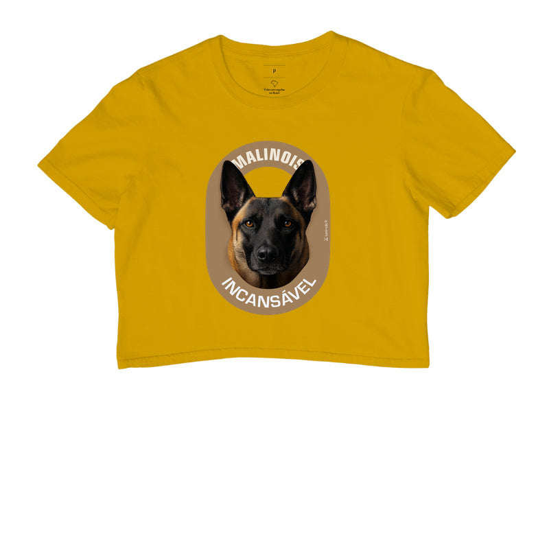 Camiseta Cropped Malinois Incansável - Essência