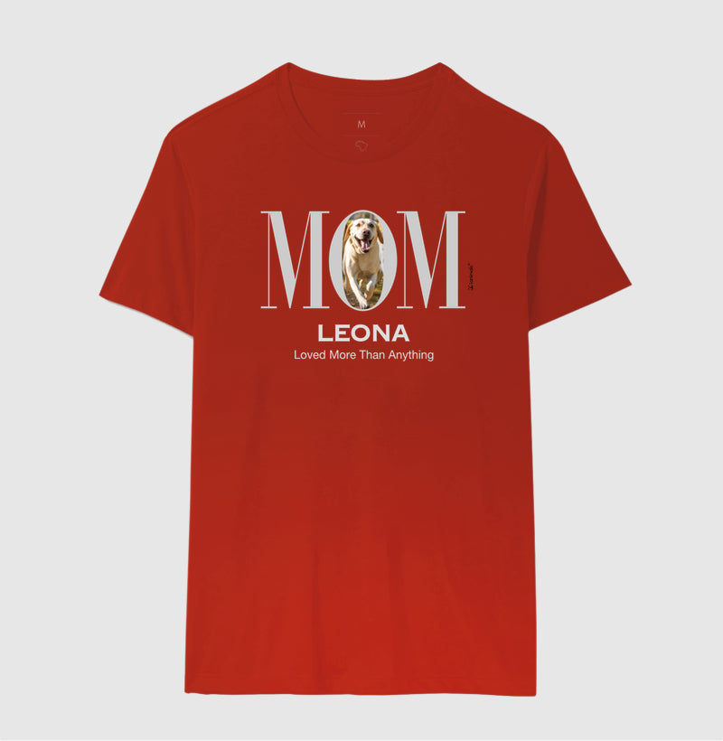 Camiseta MOM or DAD Fotos - 1 ou 3 fotos - Personalizada | iAnimals