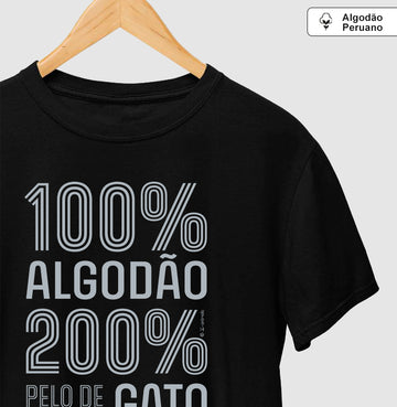 Camiseta “INCA SOFT” 200% pelo de Gato - Coleção AFETO