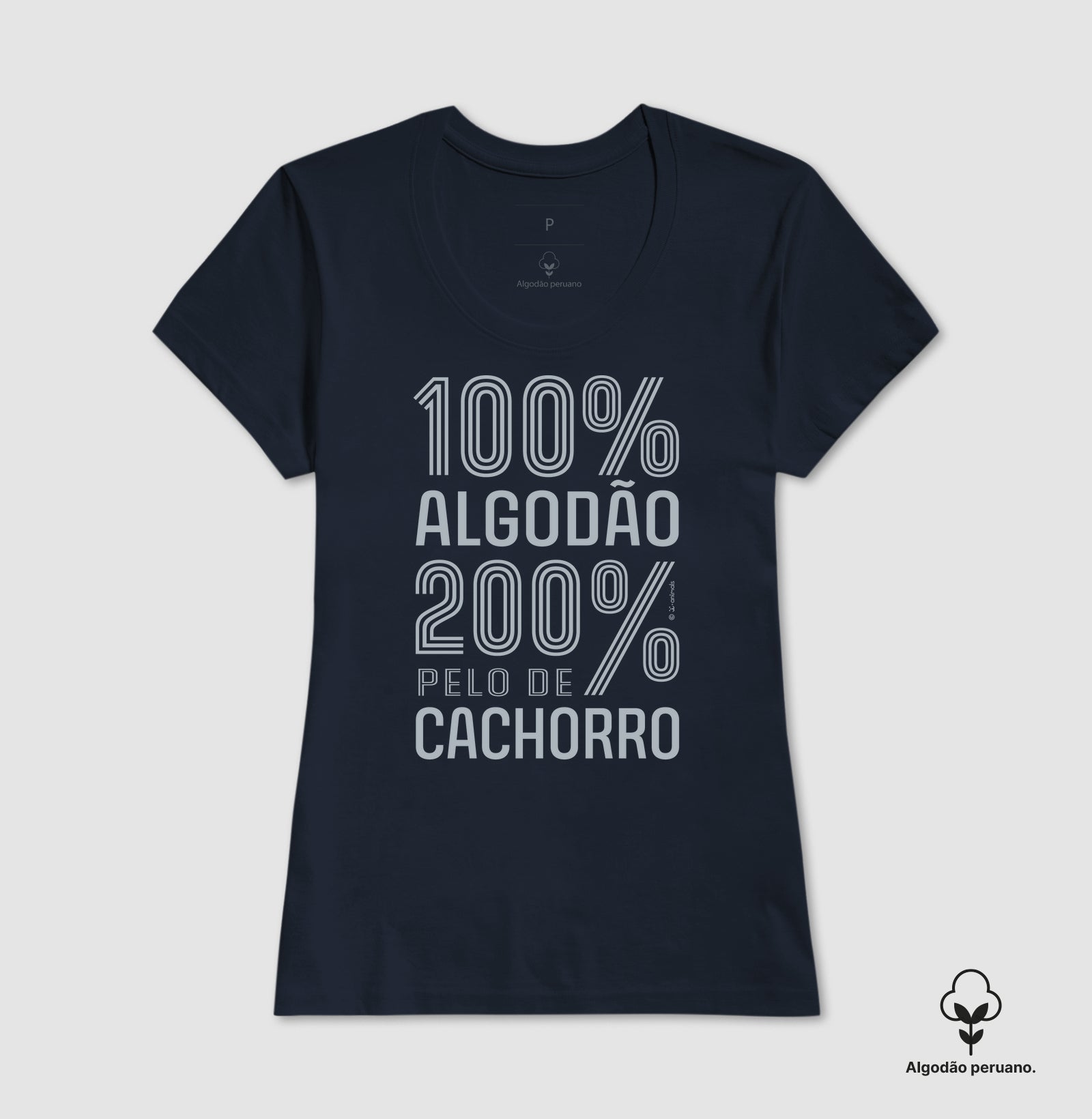 Camiseta “INCA SOFT” 200% pelo de Cachorro - Coleção AFETO