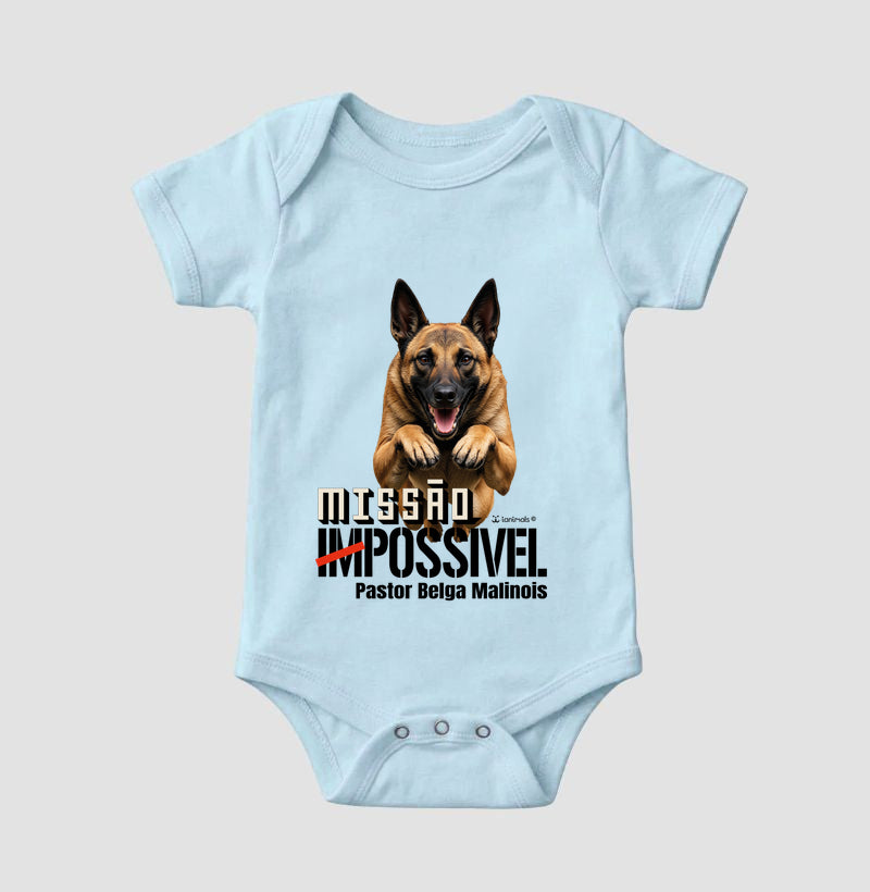 Body Infantil Malinois Missão Impossível - Essência