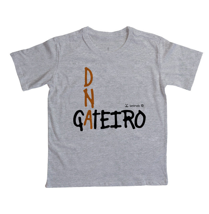 Camiseta Infantil DNA Gateiro - Afeto
