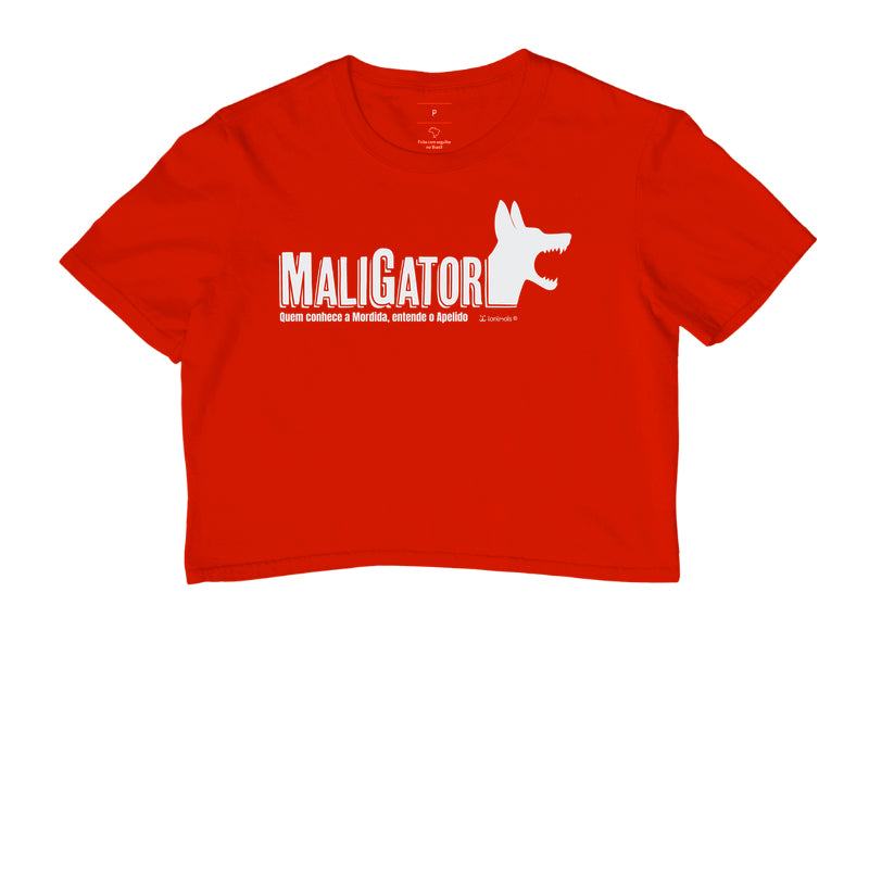 Camiseta Cropped Malinois Maligator - Essência