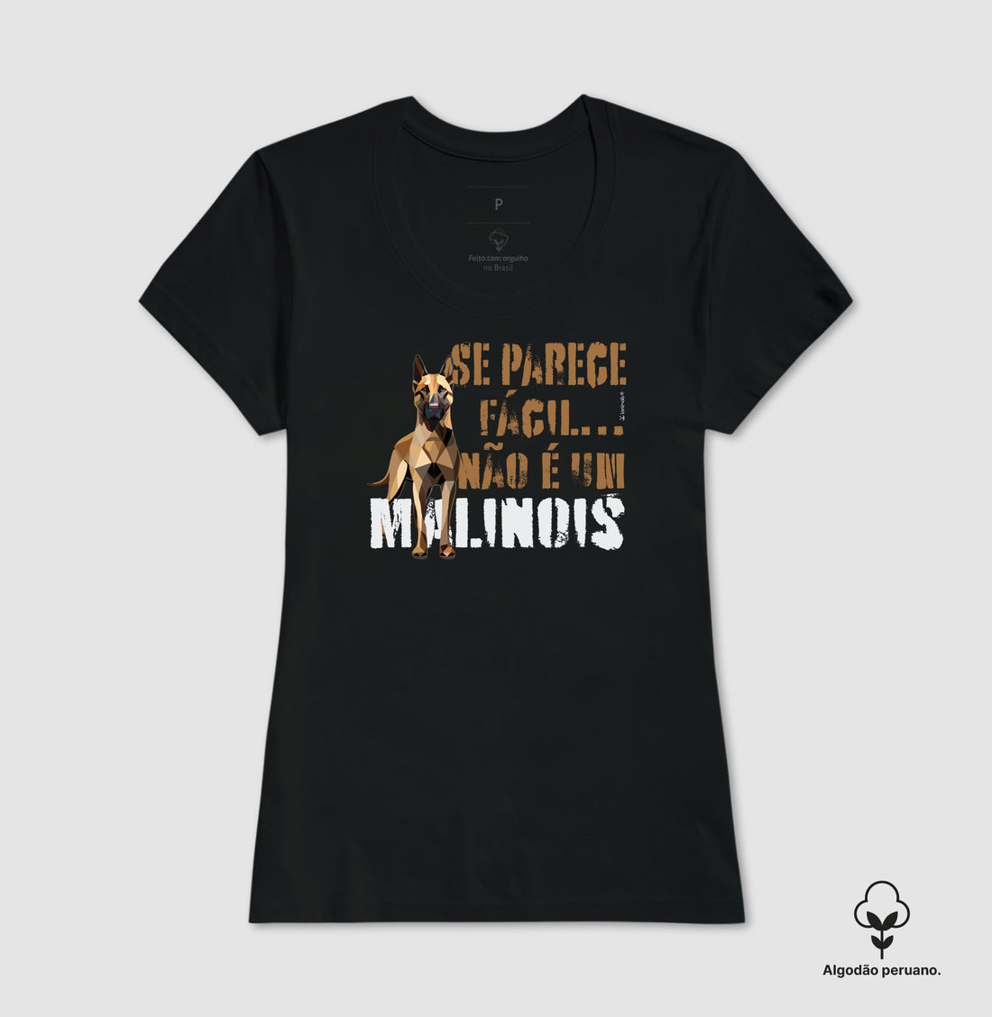 Camiseta Malinois “INCA SOFT” Parece Fácil  - Essência