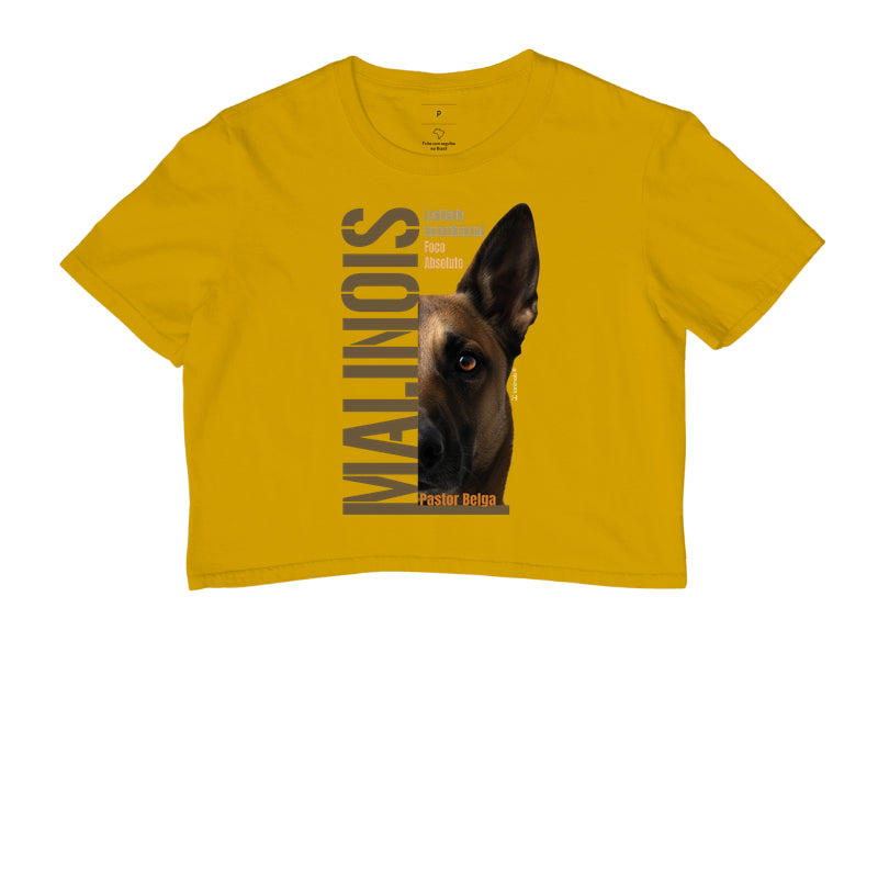 Camiseta Cropped Malinois Foco Absoluto - Essência