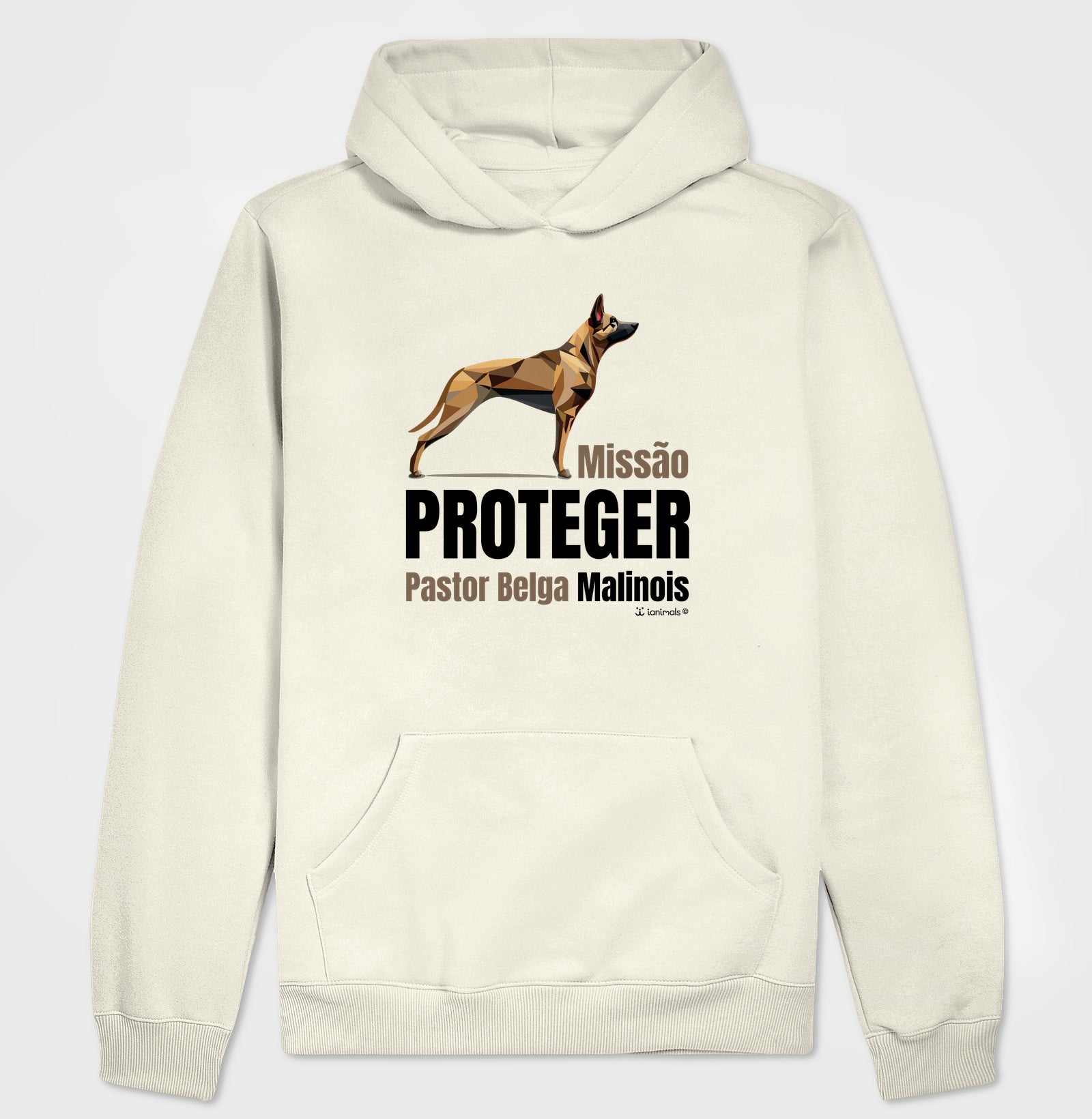 Moletom com Capuz Malinois Missão  Proteger - Essência