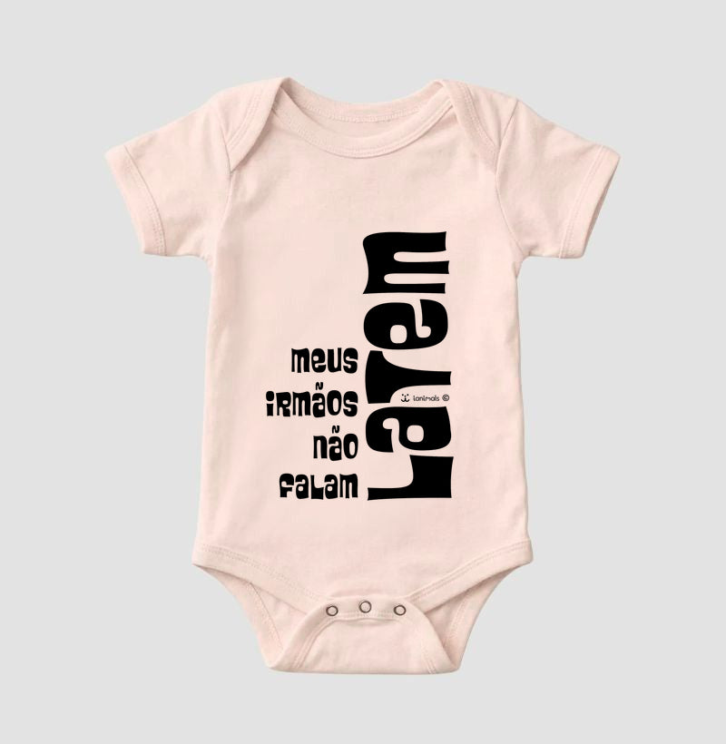 Body Infantil meus irmão não falam Latem - Afeto